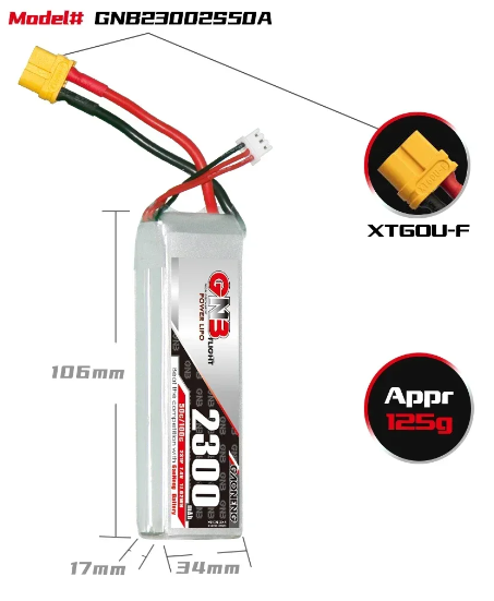Gaoneng GNB 2300mAh